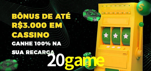20game melhor bônus de depósito